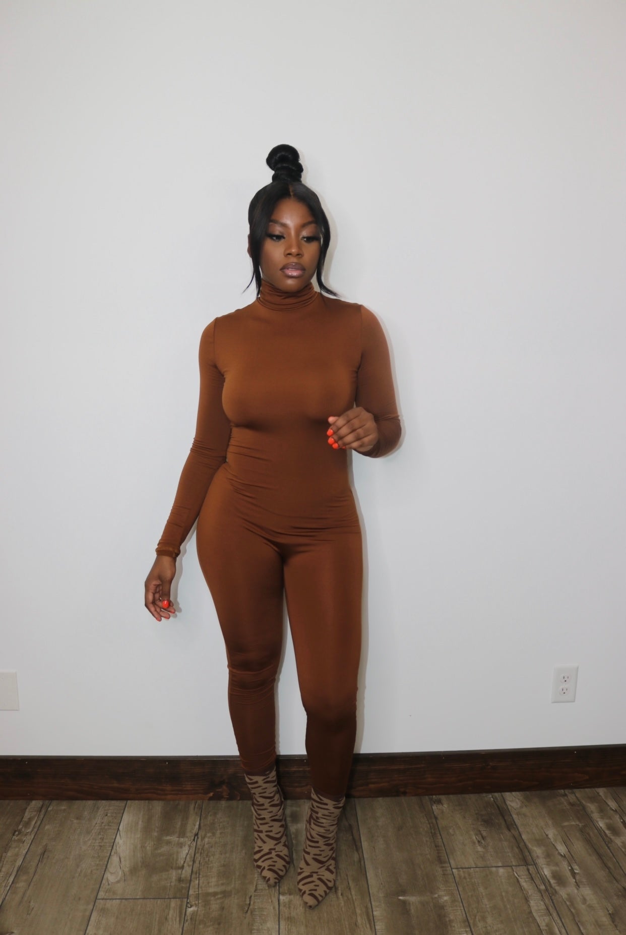 Chill Day | Jumpsuit (Brown)